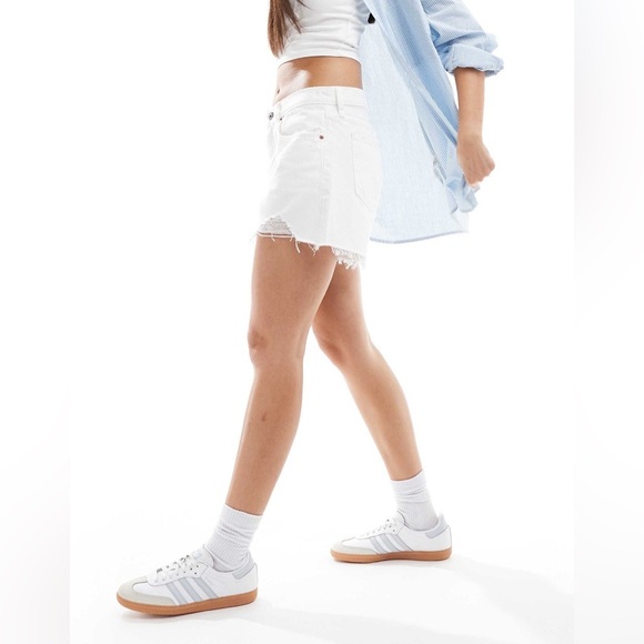 Abercrombie & Fitch The Baggy Low Rise White Size 30|10 - Picture 1 of 8